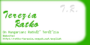 terezia ratko business card